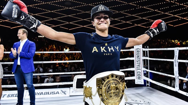 Anissa Meksen, la championne des super-coqs du GLORY