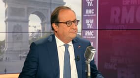 François Hollande sur notre plateau. 