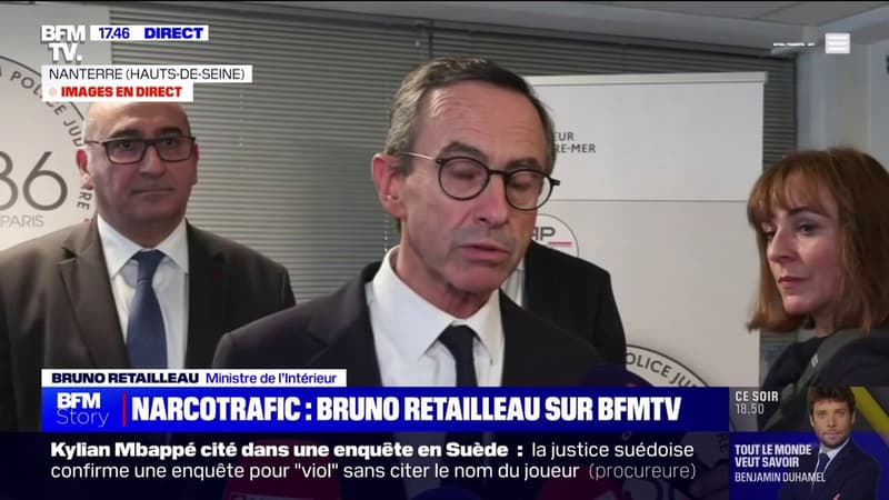 Bruno Retailleau souhaite que la lutte contre le narcotrafic 