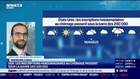François Cabau (AXA IM) : Les inscriptions hebdomadaires au chômage passent sous la barre des 200 000 aux USA  - 19/01