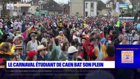 Caen: le carnaval étudiant bat son plein