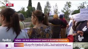 Nîmes: les bus reviennent dans le quartier Pissevin