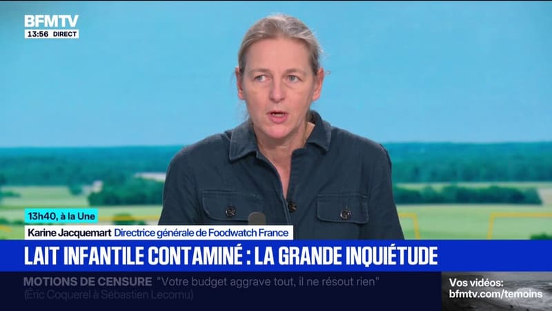 Lait infantile contaminé: "Les autorités sanitaires n'ont pas suffisamment fait de prévention", estime la directrice générale de Foodwatch France