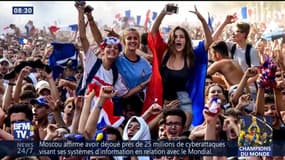 Les Bleus champions du monde: toutes ces belles images qui ont marqué la soirée
