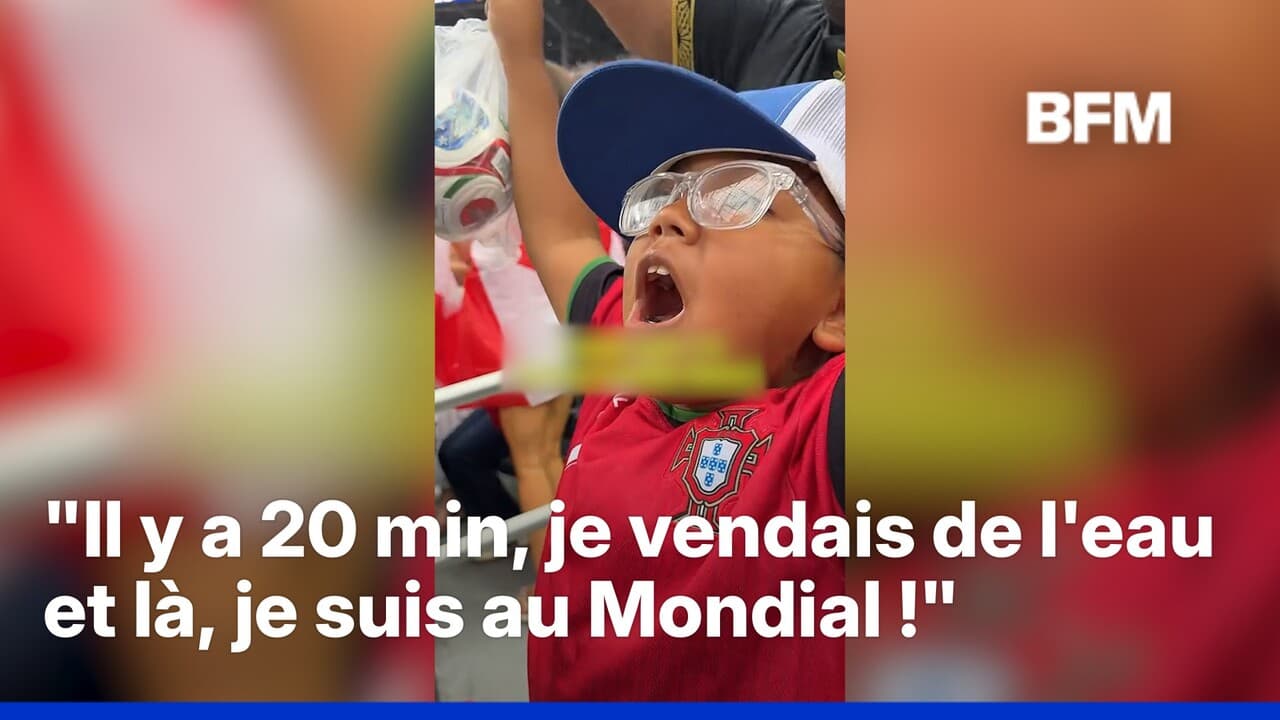 Ce petit garçon se voit offrir deux places pour le Mondial grâce à un Tiktokeur