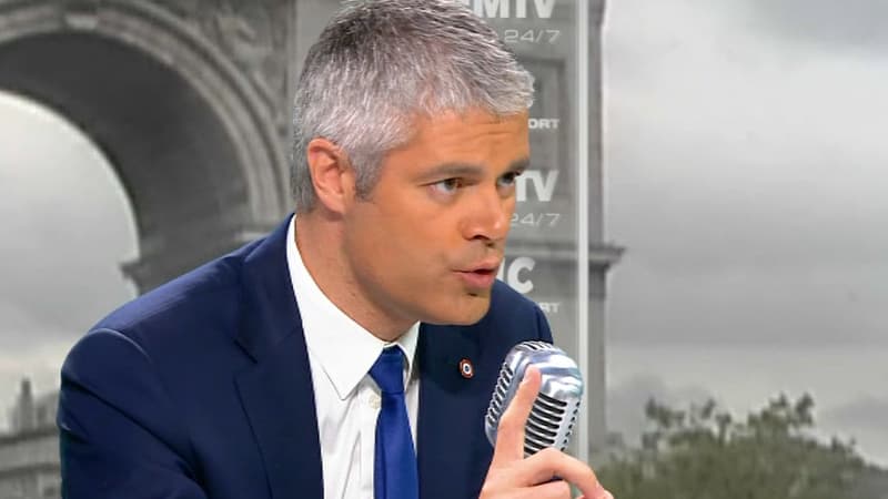 Laurent Wauquiez mercredi matin sur BFMTV et RMC.