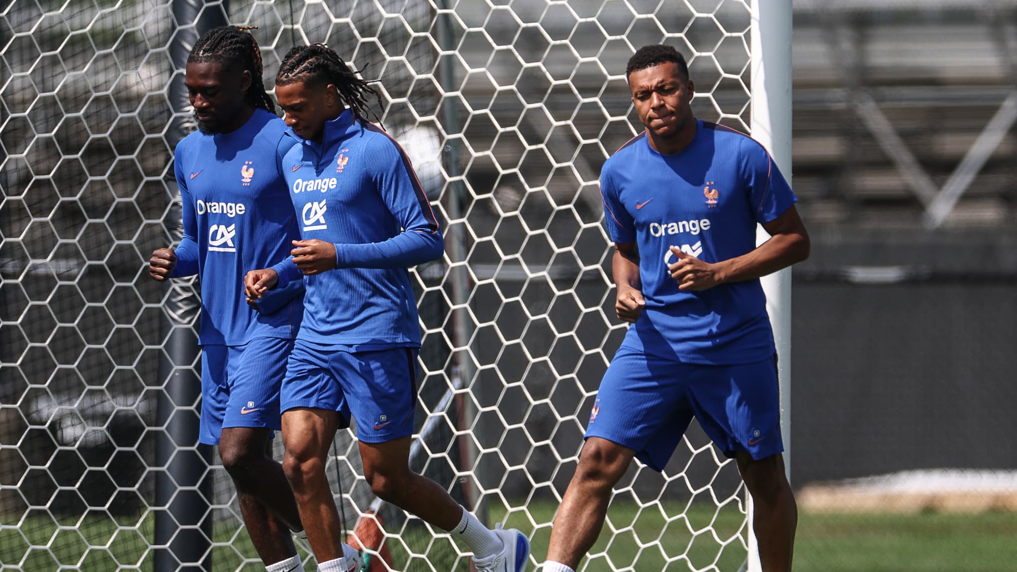 Kylian Mbappé à l'entraînement avec l'équipe de France, le 11 juillet 2026. Kylian Mbappé à l'entraînement avec l'équipe de France, le 11 juillet 2026.