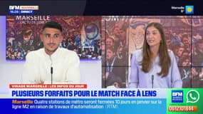 OM: plusieurs absents en défense avant le match contre Lens
