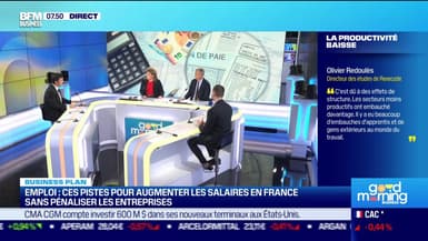 Les salaires ont baissé en France à cause d'une baisse de la productivité des salariés