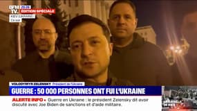 "Nous sommes tous ici" à Kiev, déclare le président ukrainien Zelensky dans une vidéo