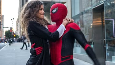 Tom Holland et Zendaya dans Spider-Man: Far From Home