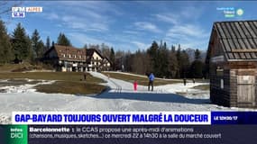 Hautes-Alpes: la station Gap-Bayard ouverte malgré la douceur