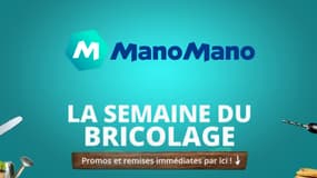 ManoMano : codes promo à gogo cette semaine, profitez-en avant la fin !
