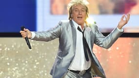 Rod Stewart sur scène en juillet 2014