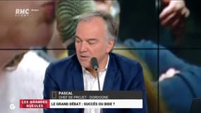 Grand débat: "On ne débat que sur ce qui a été décidé, avec ma femme, on est sortis dépités"