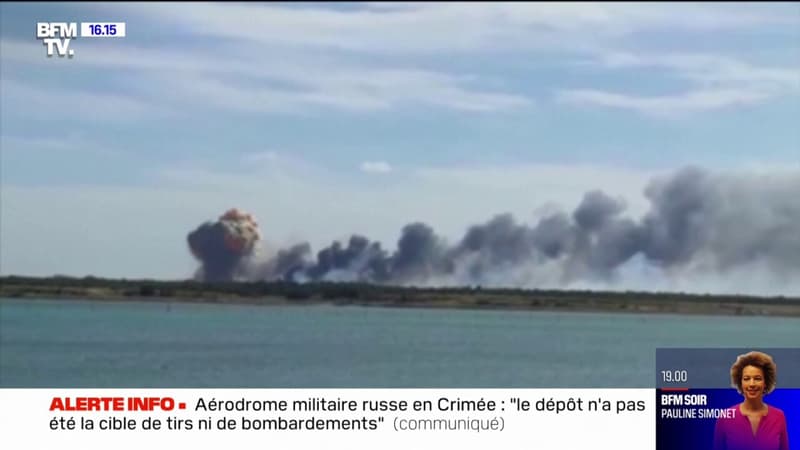 Ukraine: en Crimée, des munitions ont explosé dans un aérodrome militaire russe, aucune victime
