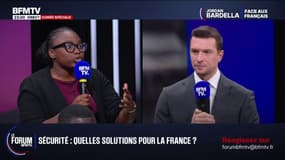 FORUM BFMTV - "L'hypocrisie est une couleur qui vous va au teint": échange tendu entre Danièle et Jordan Bardella