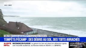 Tempête Goretti: le maire (DVD) de Fécamp, David Roussel, fait le point sur les dégâts