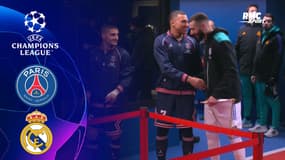 PSG - Real Madrid : L'échange entre Mbappé et Benzema avant le match