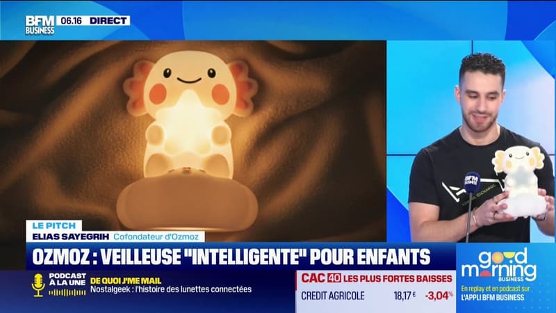 Le Pitch : Ozmoz, veilleuse "intelligente" pour enfants - 05/02