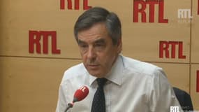 François Fillon sur le plateau de RTL, jeudi 25 juin 2015.