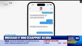 Le Tech Flash : iMessage et Bing échappent au DMA par Léa Benaim - 13/02