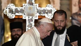 Le pape François à Mtskheta en Géorgie le 1er octobre 2016.