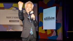 Le mangaka Ryoichi Ikegami le 28 janvier 2023 au festival d'Angoulême