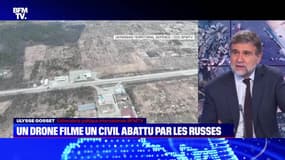 Un drone filme un civil ukrainien abattu par les Russes - 17/03