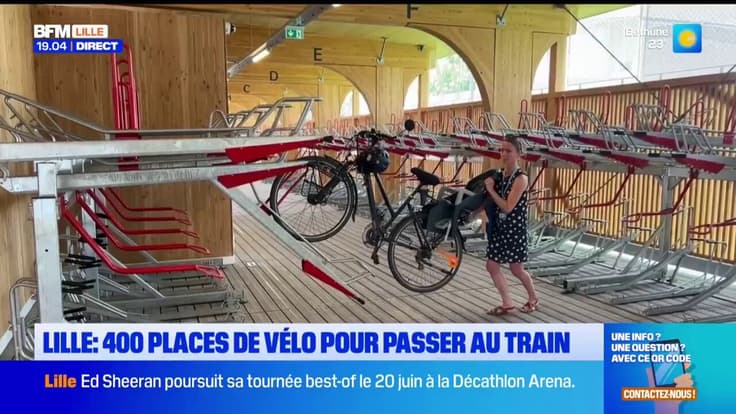 Lille: une nouvelle vélo-station avec plus de 400 places