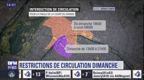 Finale des Bleus: une importante interdiction de circulation est prévue à Paris