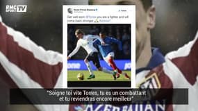 Torres: Les messages de soutien de joueurs affluent