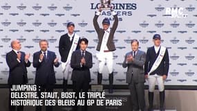 Jumping: Delestre, Staut, Bost, le triplé historique des Français au GP de Paris