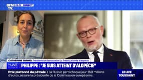 Pour Catherine Tormo, atteinte d'alopécie, les propos d'Édouard Philippe sont "extrêmement importants"