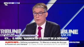 "On ne fait la paix qu'avec ses propres ennemis": Olivier Faure estime qu'"il faudra parler avec Vladimir Poutine"