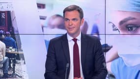 Le ministre de la Santé Olivier Véran le 2 février 2022 sur BFMTV