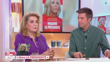 Catherine Deneuve sur le plateau de C à vous, vendredi 1er février 2019.