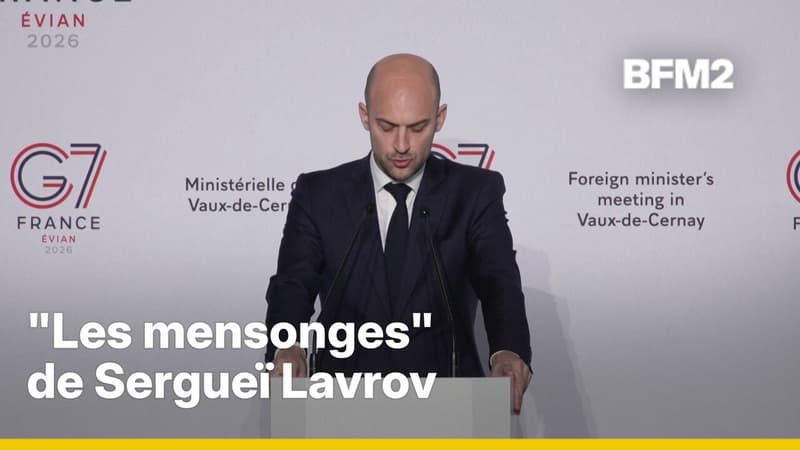 "Hypocrisie", "propagande" : la charge de Jean-Noël Barrot contre le ministre russe Sergueï Lavrov