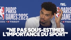 "On ne peut pas sous-estimer l'importance du sport", le message de Wembanyama après l'annonce de la réduction du budget des sports