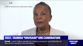 Présidentielle 2022: Christiane Taubira "envisage" une candidature