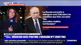 L'Ukraine n'accepte pas les conditions que pose Vladimir Poutine pour entamer un dialogue de paix
