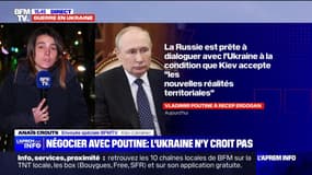 L'Ukraine n'accepte pas les conditions que pose Vladimir Poutine pour entamer un dialogue de paix