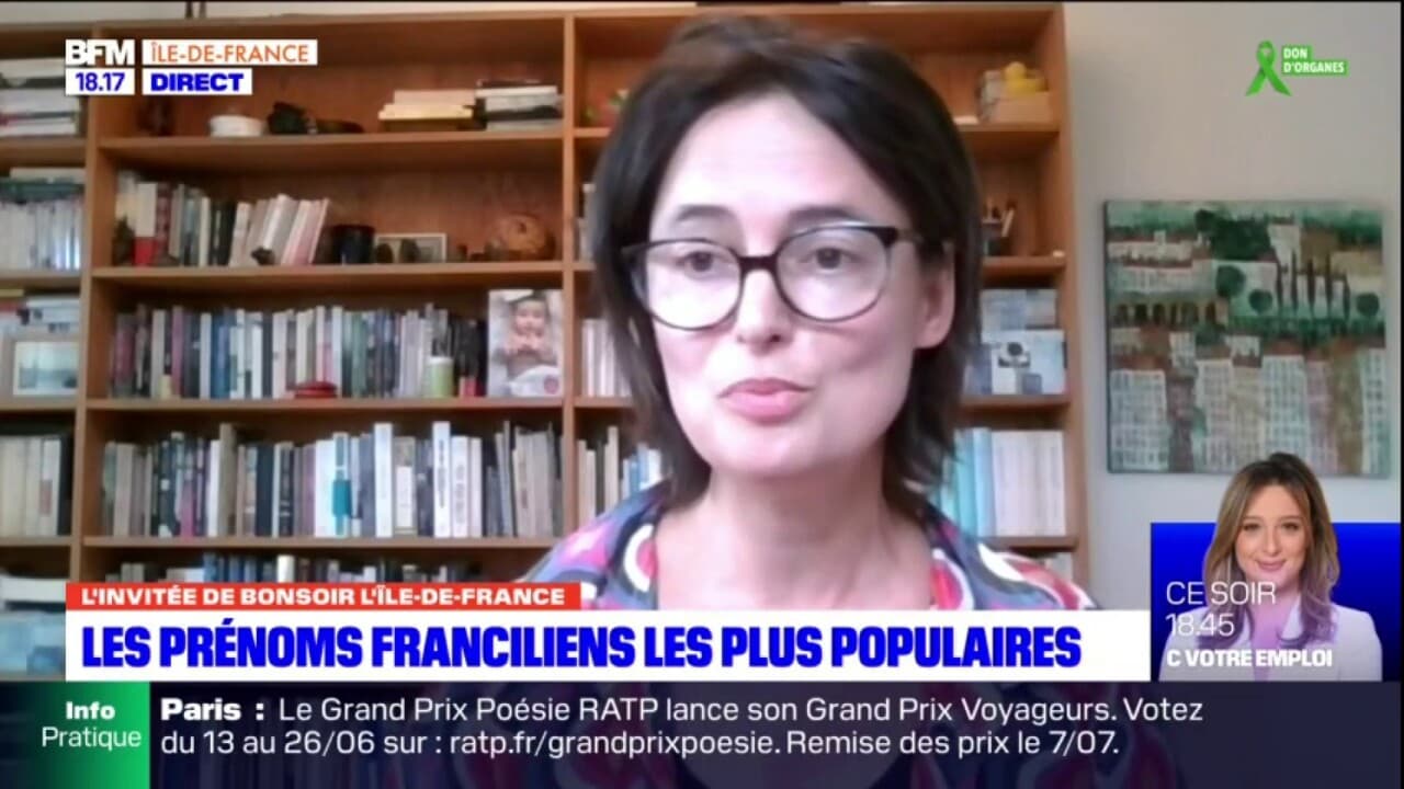Stéphanie Rapoport, auteure de l'Officiel des prénoms, aborde les