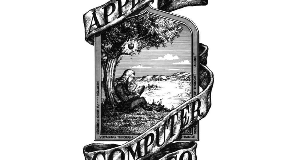 Premier logo d'Apple Premier logo d'Apple