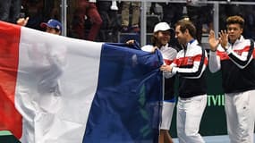 L'équipe de France célèbre sa qualification