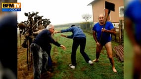 La photo de "l'homme en slip", a fait le tour du monde via les réseaux sociaux.