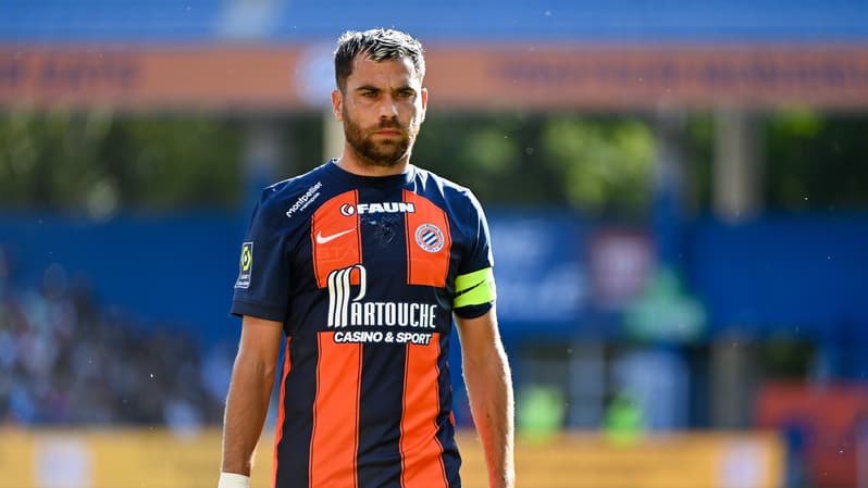 Téji Savanier avec Montpellier le 24 septembre 2023