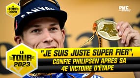 Tour de France E11 : "Je suis juste super fier", confie Philipsen après sa 4e victoire d’étape
