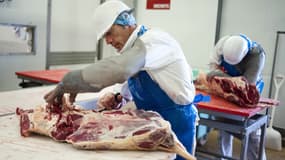 Une usine de viande dans l'ouest de la France (photo d'illustration).