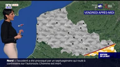 Météo Nord-Pas-de-Calais: pluies et nuages ce vendredi, 13°C à Lille et 11°C à Calais